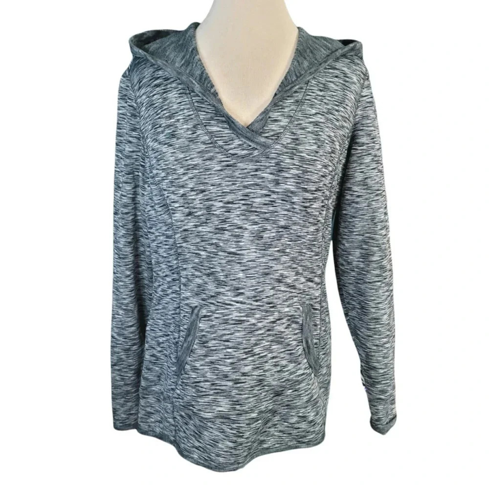 TANGERINE Soft Grey Hooded Pullover Size M